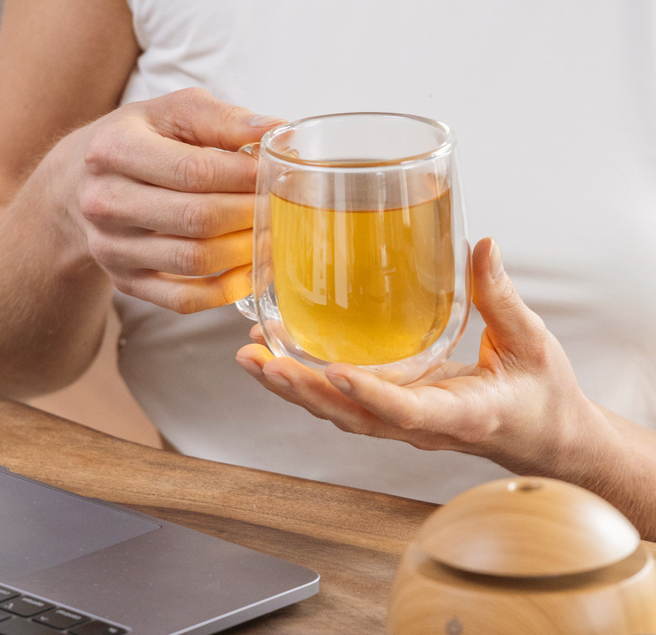 The letters Aa in a typographic diagram